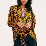Free People  Love Letter Floral Print Tunic XS NWT Photo 4