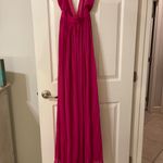 Pink Lily IT ALL BEGINS WITH LOVE MAGENTA MAXI DRESS Photo 2