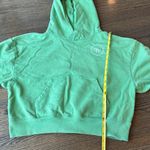 Sporty & Rich SRHWC Cropped Hoodie Verde/White size medium like new Green Photo 10