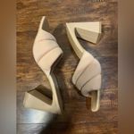 Open Edit  Sheena Puff Beige Slip On Heels Photo 4