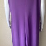 Blair | Purple Pleated Sleeveless Long Maxi Dress | Large Photo 1