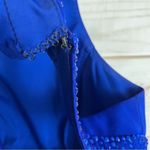 La Femme  Sexy Short Mini Cutout Cocktail Dress Blue Rhinestones Size 2 S… Photo 10