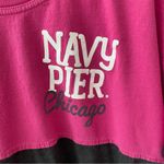 Boxercraft 'Navy Pier Chicago' Jersey Shirt Pink/Gray Sz Small Photo 3