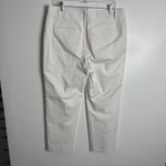 Ann Taylor The Cotton Crop Pant In White 839028 Size 12 Photo 2
