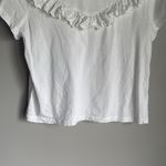Zimmermann  EMBROIDERED RUFFLE T-SHIRT Photo 8