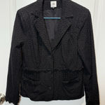 CAbi  Black Lace Blazer 4 Women's Long Sleeve Work Office Party Photo 0