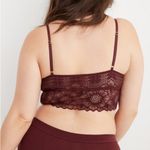 Aerie NWT Snow Angel Lace Padded Bralette Royal Berry Size XS Photo 2