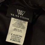 Classy Black satin jacquard Mini Dress size M Size M Photo 14