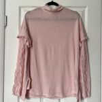 Free People Ruffle Trim Lightweight Sweater - Size XS Photo 0