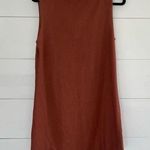 Joah Brown  Rust Wool Lenox Sleeveless Dress Photo 0