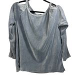 Mystree NWT  Cold Shoulder Velvet Top M‎ Photo 4