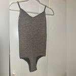 NWOT Free People Intimately Basic Seamless Tank Bodysuit Low Back Heather Gray Size undefined Photo 5