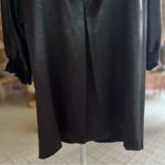 Anne Klein  Black Satin 3/4 Sleeve Tunic Top 1X Photo 5