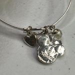 Disney  Alex & Ani Minnie Mouse Silver Charm Bracelet Photo 2