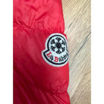 La Babité Red Down Puffer Jacket Hooded Lightweight Warm Coat Women's S Size 4 Photo 2