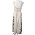 Cleobella Jolene Veneto Paisley Ivory Ankle Midi Linen Dress Boho Indie Cottage Photo 4