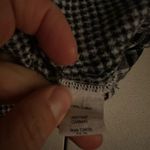 Madewell black white checkered large button up Photo 9