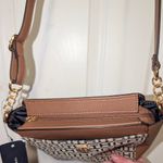 Tommy Hilfiger NWT  Brown Monogram Crossbody Handbag Purse Leather Photo 7