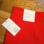 A New Day  Women’s 14 Red Stretch Midi Shorts Pleated Pockets Corpcore Girl Boss Photo 5