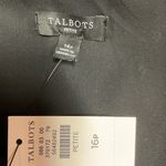 Talbots Fit & Flare Midi Dress Dainty Medallion Size 16P Sheer Ruffle Hem NWT Photo 14