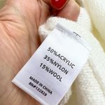 L'Academie L’Academie ivory knit sweater cardigan Large Photo 4