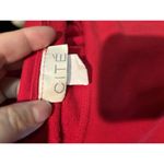 Cite Elephant Print Maxi Dress Red Novelty Artsy‎ Art to Wear quirky maxi Large Photo 2