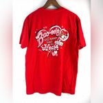 Buccees M Love Valentine Red Graphic Short Sleeve Tee Top Size M Photo 3