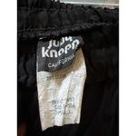 Vtg 90’s Judy Knapp Blk Crushed Velvet Lace Prairie Boho Cottage Maxi Skirt USA Black Photo 5