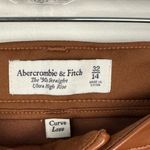 Abercrombie & Fitch The 90’s Straight Ultra High Rise Faux Leather Pants Size 32 Photo 5