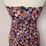 NWOT MISCREANTS Cupid Lace Mini Dress in Orange and Pink Floral, UK 12 (US 8) Black Photo 6