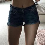 Seven7 Cut Off Jean Shorts Distressed Photo 0