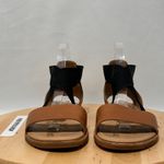 Sorel Womens Camel Brown Black Ella Open Toe Sandal - Size 9.5 & 40.5 Photo 3