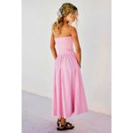 Free People Marbella Midi Dress Pink Romance size M Photo 1