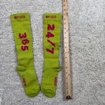 FIGS Nurse Compression Socks Lime Green 24/7 365 Size M Photo 4