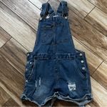 Love Tree  blue denim overall shorts Photo 0