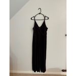 Wild Fable ‎ Velvet Jumpsuit Sleeveless Party Casual Elegant Purple L Photo 1