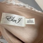 Eliza J  Dress White Lace Bell Sleeve Size 8 Wedding‎ Rehearsal Elopement Lined Photo 7