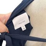 Cinq a Sept Destiny Mini Dress Navy Blue Long Sleeve Bubble Hem Size Medium Photo 12