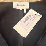 Ba&sh NEW  Houston Leather Wrap Top - Black NWT Size S Photo 7