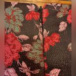 New York & Co Eva Mendes Rose Embossed Plus Skirt Lined Embroidered Size 18 Black Photo 8