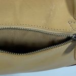 Vintage Monsac yellow leather shoulder purse 7x10x3.5" 6" Handle Photo 6