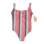 Kona Sol NWT  Medium Scoop Neck Coverage One Piece Swimsuit Multicolored Bikini Photo 5