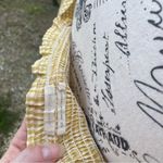 Urban Outfitters Yellow Gingham Smocked Blouse Photo 2