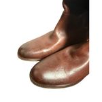 Frye  Melissa Button Brown Leather Equestrian Fall Riding Boots Women’s Size 9 Photo 2