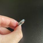 Blue and silver forever love ring size 10 Photo 6