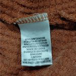 White Crow Boho Waffle Knit Thermal Top Women's Medium Rust Long Sleeve Henley Photo 5