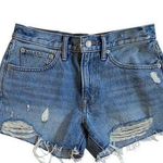 Lucky Brand women's Jean Mid Rise Cut off Shorts 4/27 EUC Photo 0