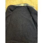 Vintage Havana  Sherpa Lined Plaid Shirt Jacket Blue Grey Size L Photo 7