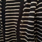Juicy Couture Black and Grey Striped Sweater with Military Details Photo 3
