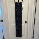 Baltic Born  Sade Jumpsuit Women’s Blue Pockets Abstract Stretch Travel Beach L Photo 2